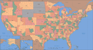 redistricted congressional and state legislative districts for 2024 elections